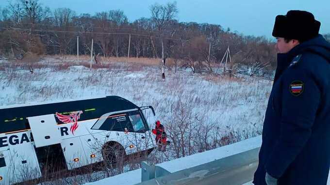 Число погибших в ДТП с автобусом в Хабаровском крае возросло