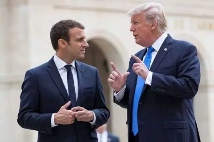 Трамп высказался по поводу видео с пощечиной Макрона