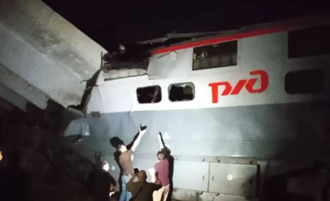 При взрыве в Брянской области погиб весь локомотивный экипаж поезда «Климов — Москва»
